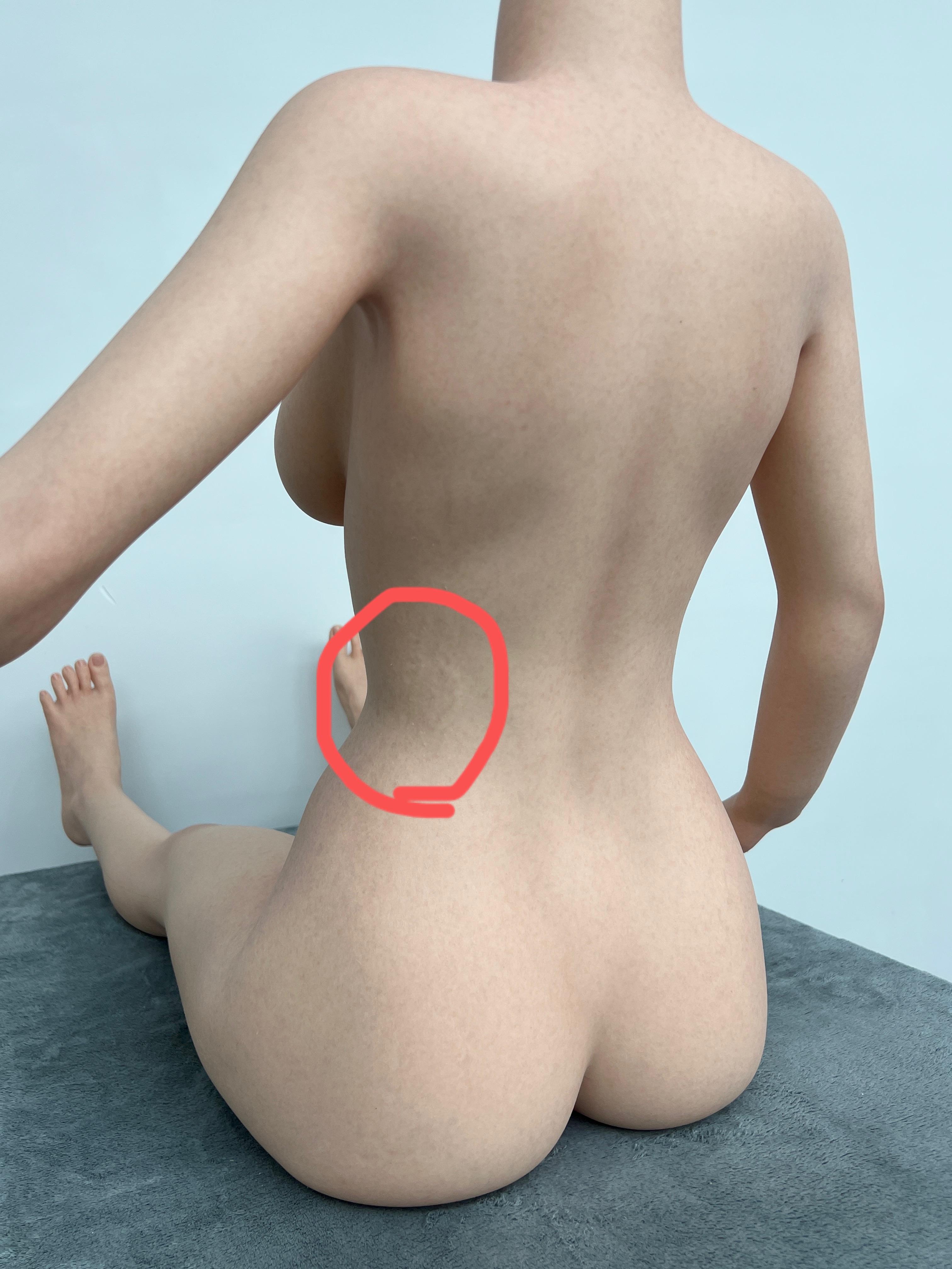 AIBEI | Slightly Flawed 150cm/4ft11 F-Cup Silicone Bodies - 40% OFF White Skin
